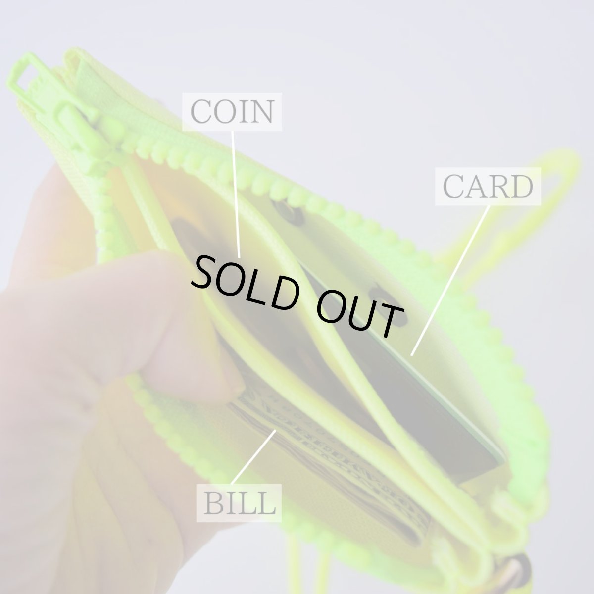 画像2: 3 ROOM WALLET / Neon HAMPU (2)
