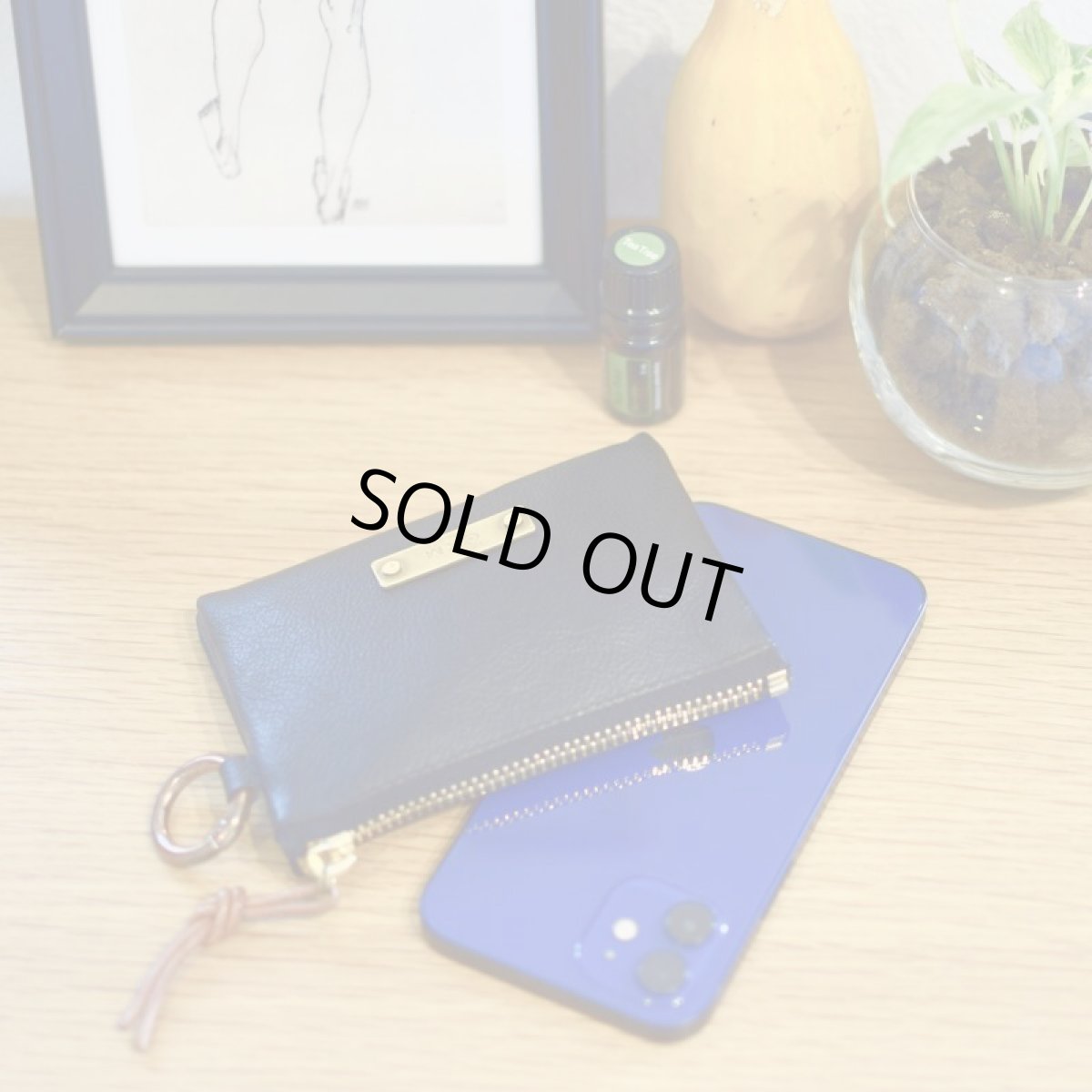 画像9: 3 ROOM WALLET / Leather Black / made to order (9)