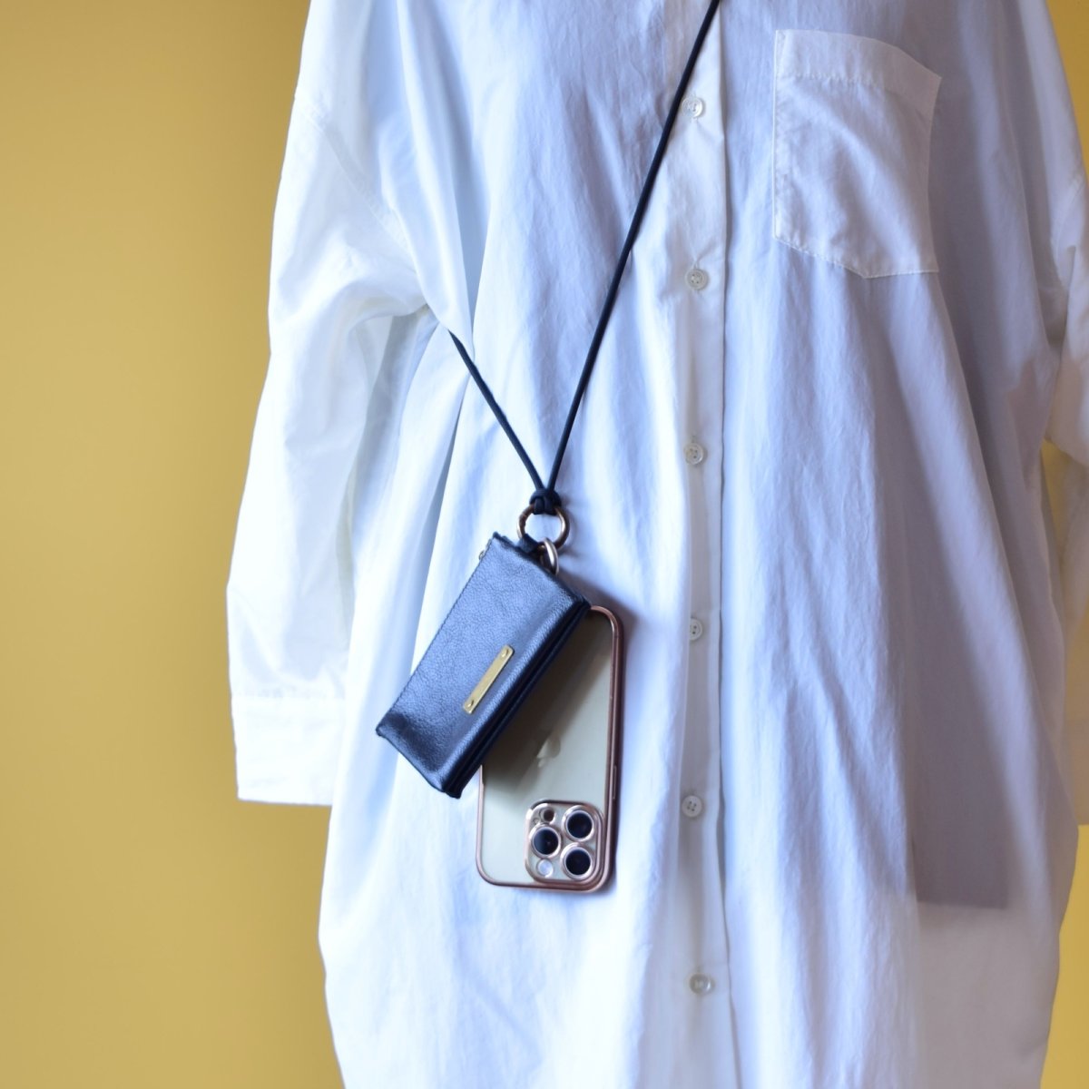 画像3: 3 ROOM WALLET / Leather Black / made to order (3)