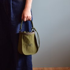 画像8: BELL - CORD HANDLE BAG-made to order (8)