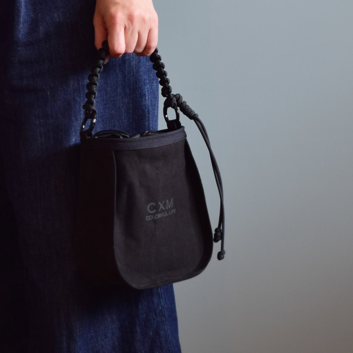 画像6: BELL - CORD HANDLE BAG-made to order (6)