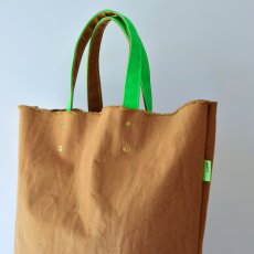 画像3: EASY TOTE / camel, neon green (3)