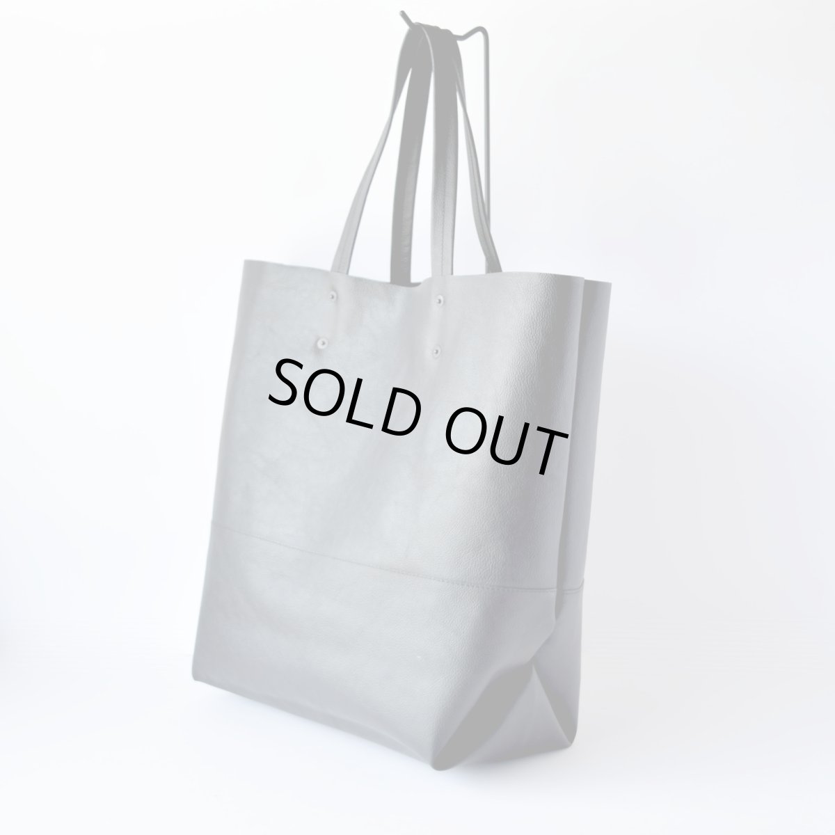 画像2: EASY TOTE / Leather Black / custom order (2)