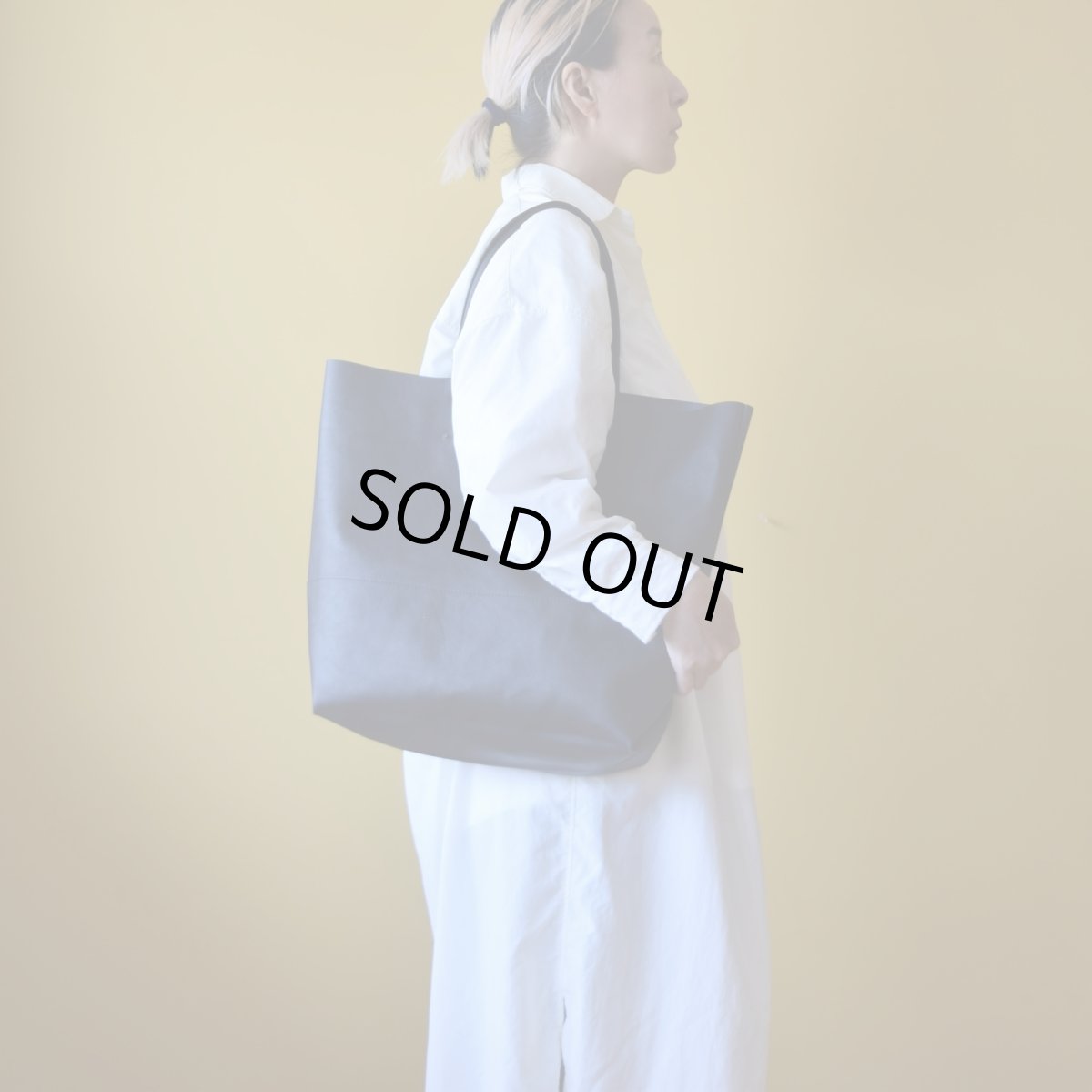 画像8: EASY TOTE / Leather Black / custom order (8)