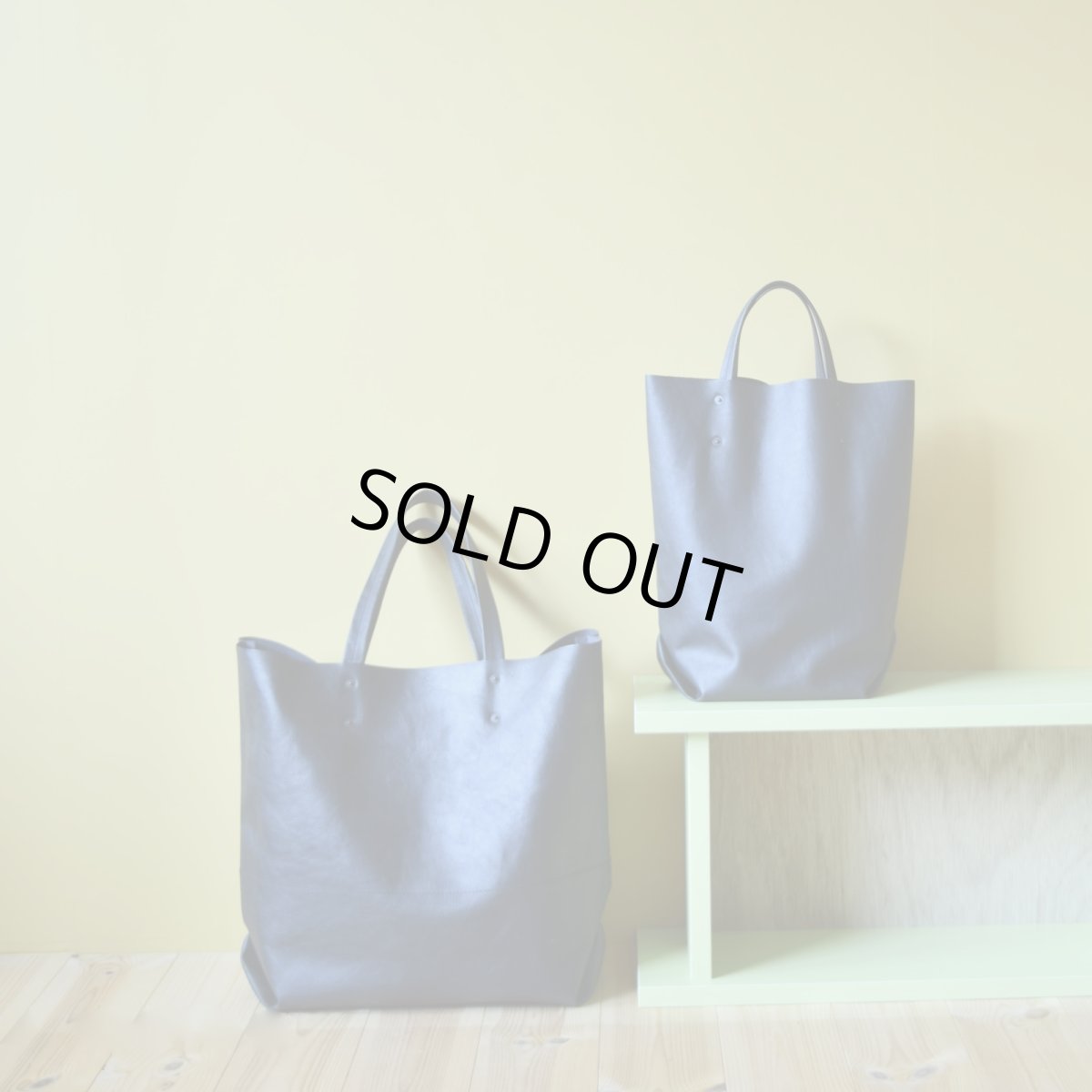 画像10: EASY TOTE / Leather Black / custom order (10)