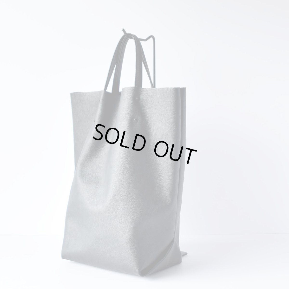 画像3: EASY TOTE / Leather Black / custom order (3)