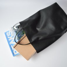 画像1: EASY TOTE / Leather Black / custom order (1)