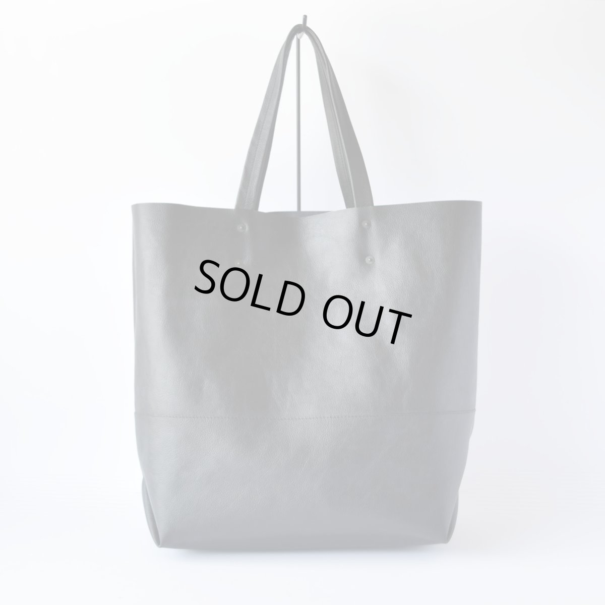 画像1: EASY TOTE / Leather Black / custom order (1)