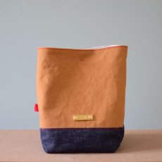 AD camel/Denim indigo